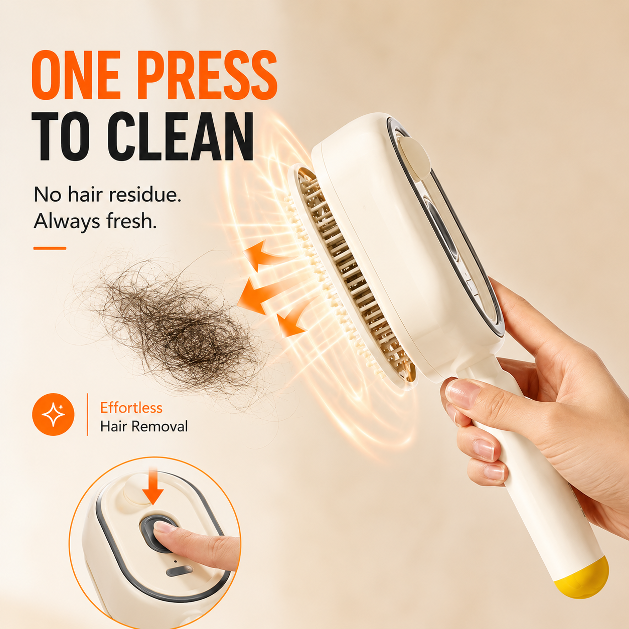 AuraMist™ 3-in-1 Steaming Brush