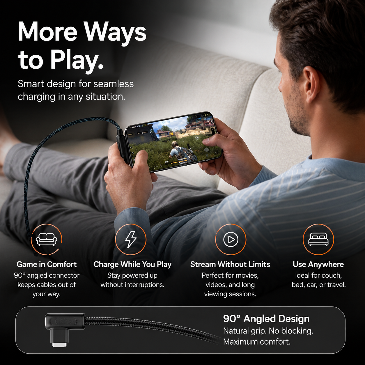 Aveli Pivot Cable - 240W Fast Charging