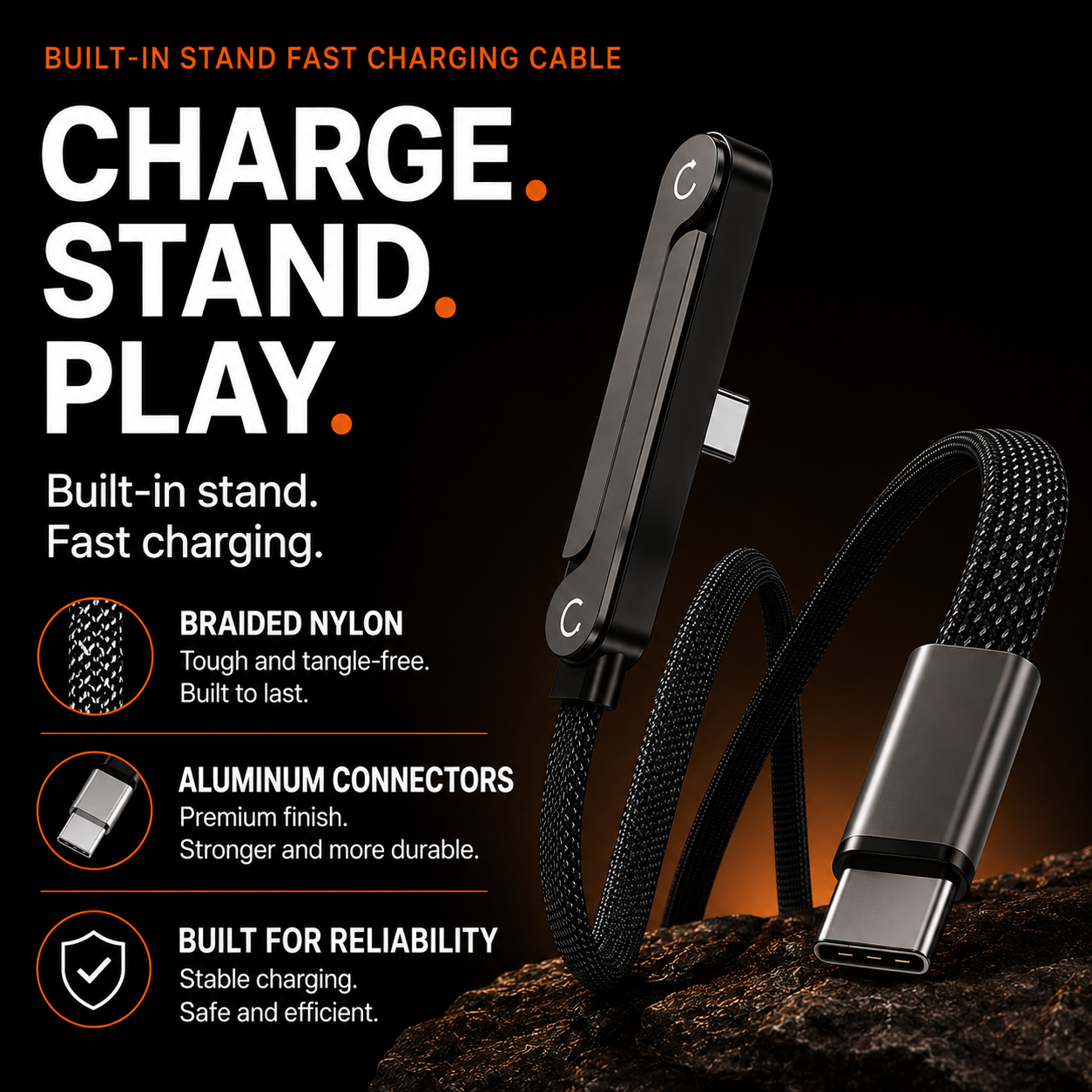 Aveli Pivot Cable - 240W Fast Charging