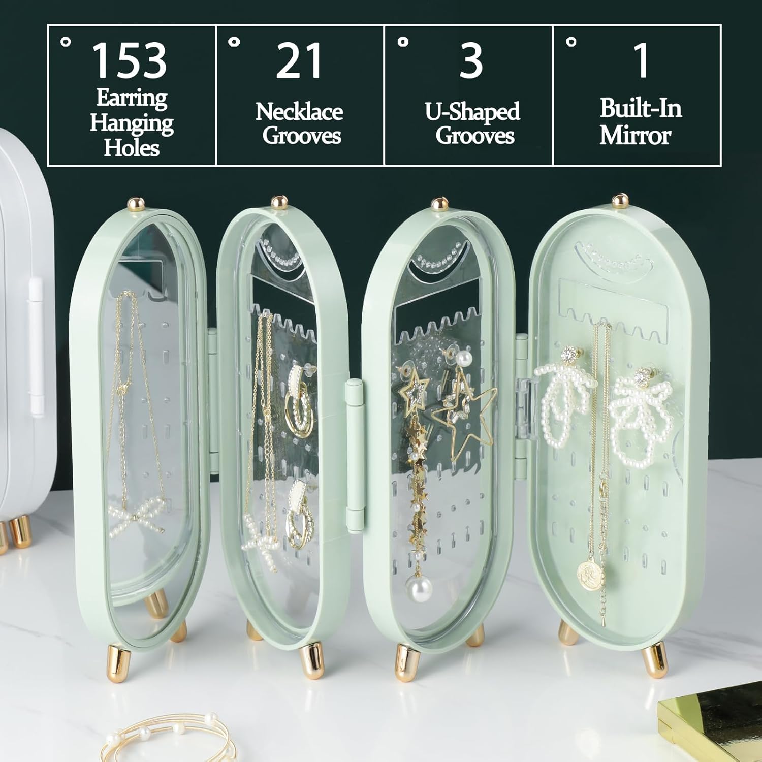Foldable Jewelry Organizer