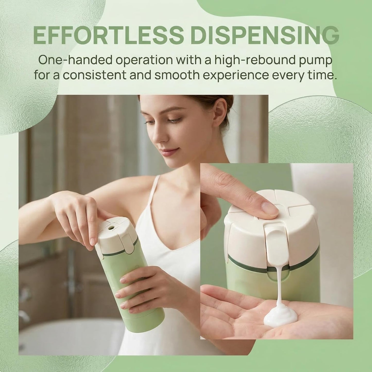 QuadraFlow™ 4-in-1 Travel Bottle – Leakproof, TSA-Ready