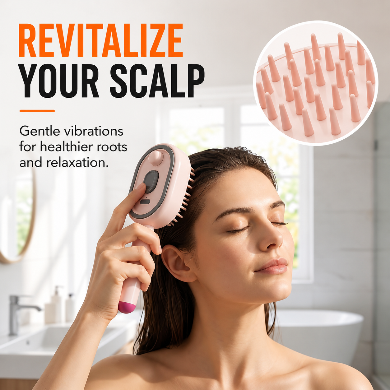 AuraMist™ 3-in-1 Steaming Brush
