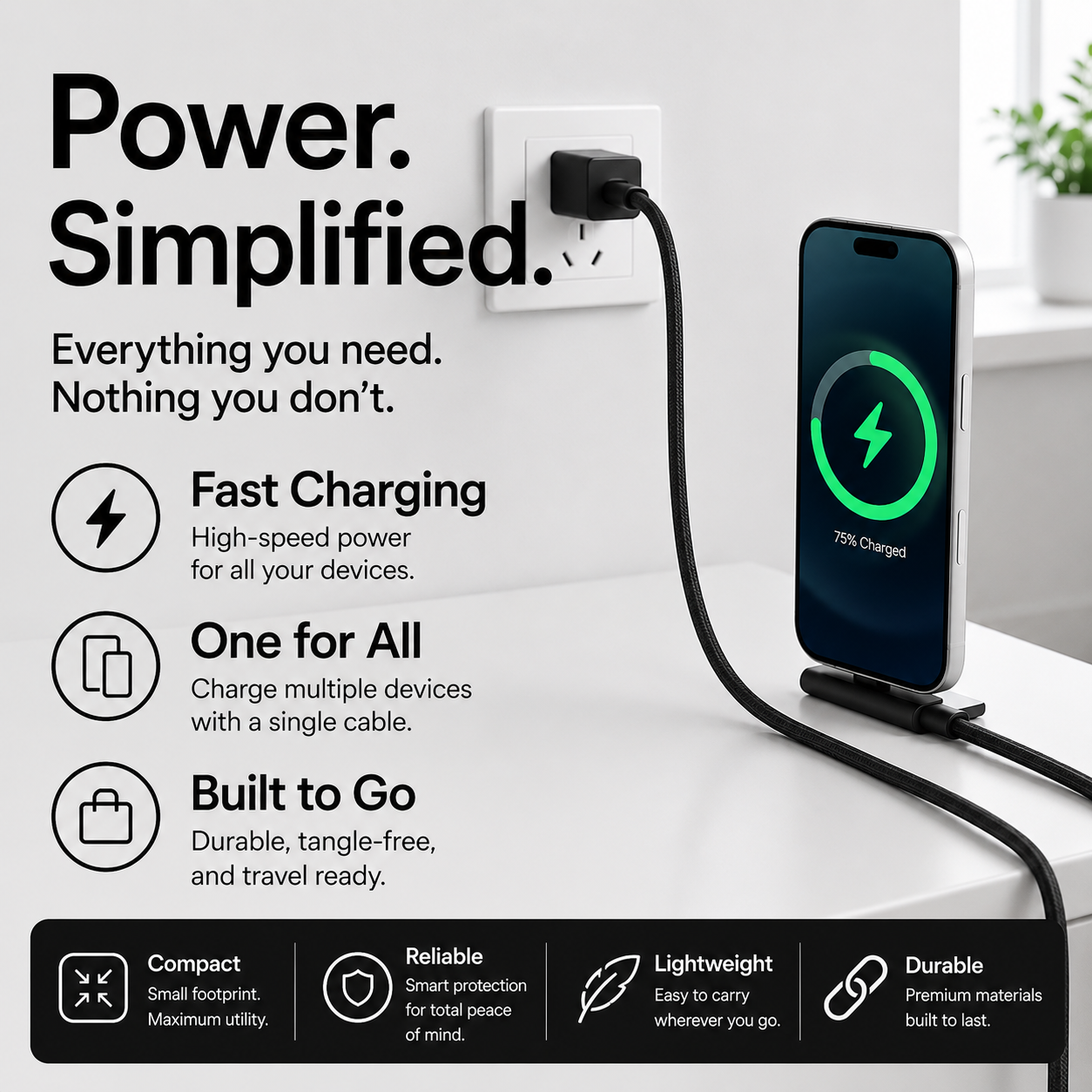 Aveli Pivot Cable - 240W Fast Charging