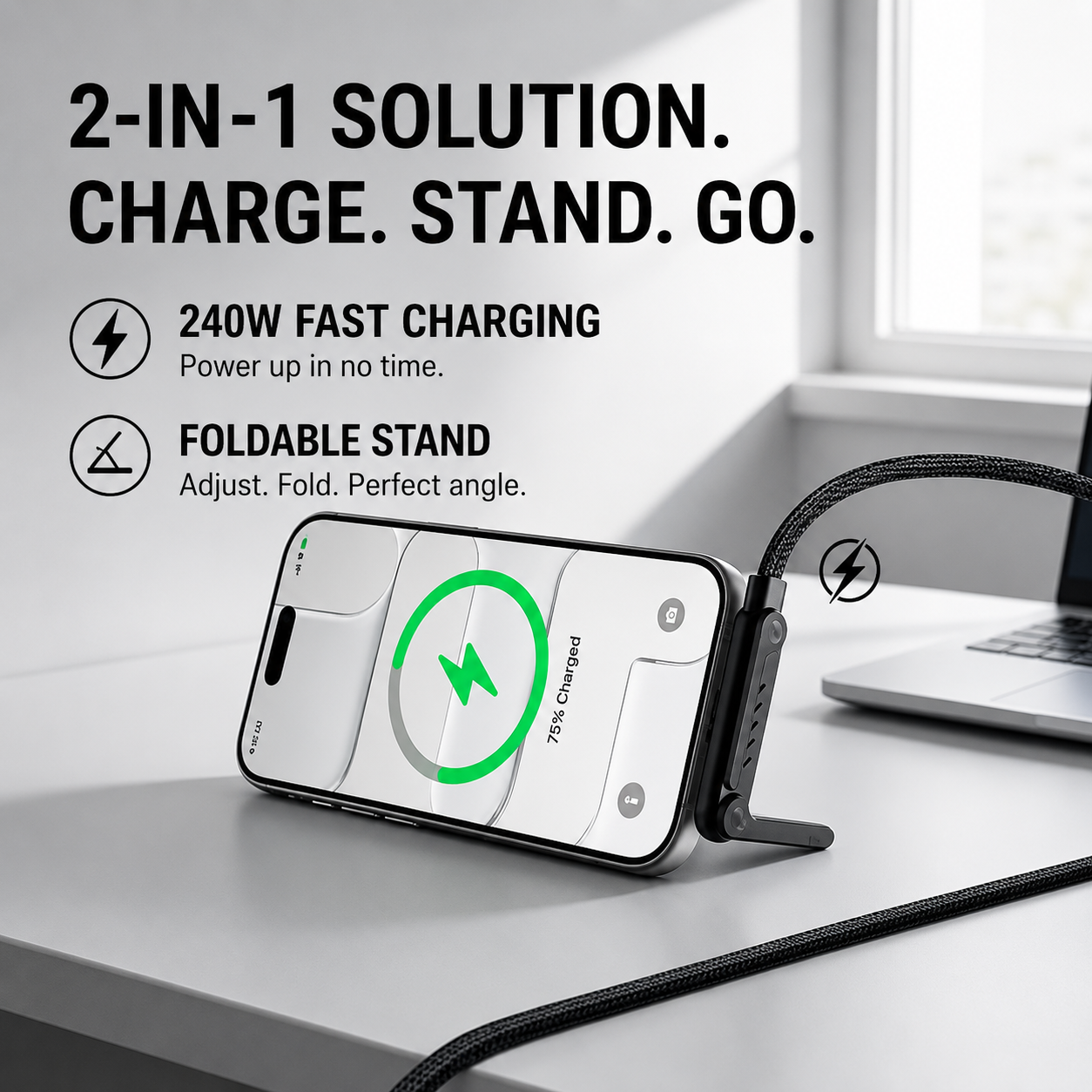 Aveli Pivot Cable - 240W Fast Charging
